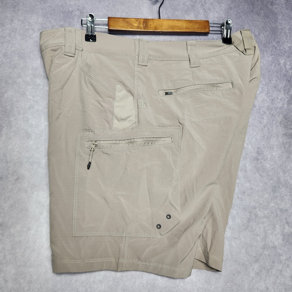 5.11 Tactical Apex Shorts Mens 36 Khaki Tan Ripstop Cargo Hiking Outdoor